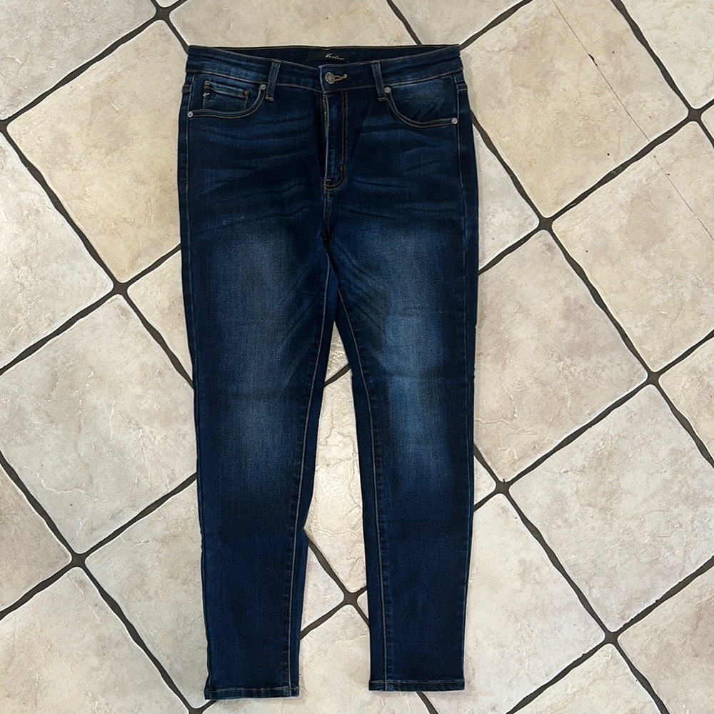 KanCan Blue Skinny Jeans High-Rise Tapered 13/30